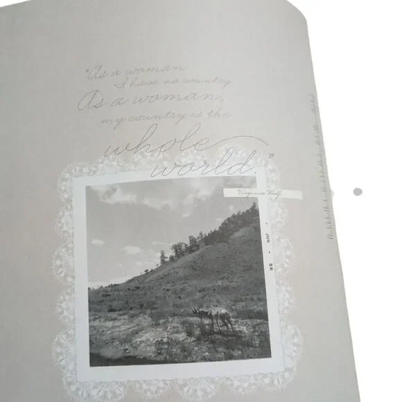 Handmade Mermaid Junk Journal Ocean Theme Art Journal Mixed Media Charms Pearls - Picture 11 of 12